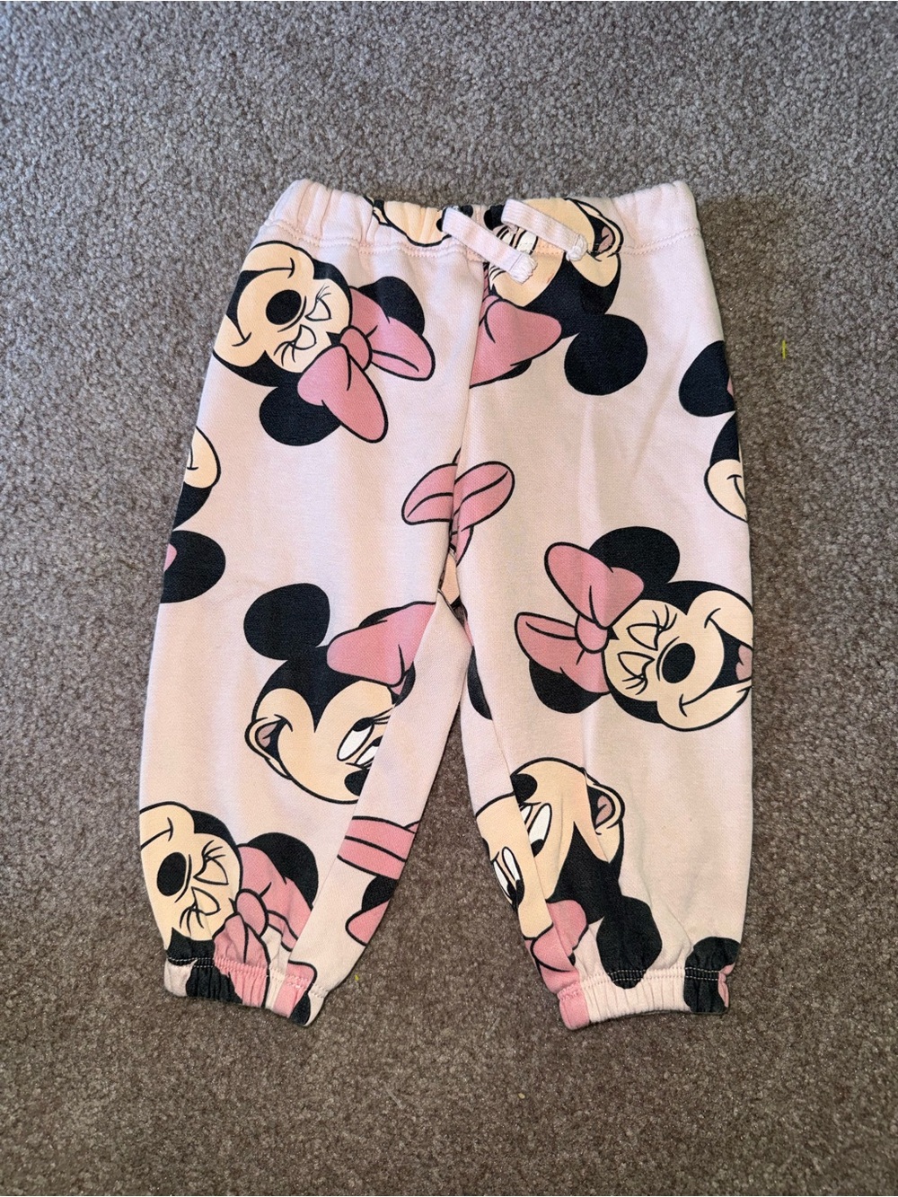 H&M Pink Minnie Mouse Jogger Pants for Kids